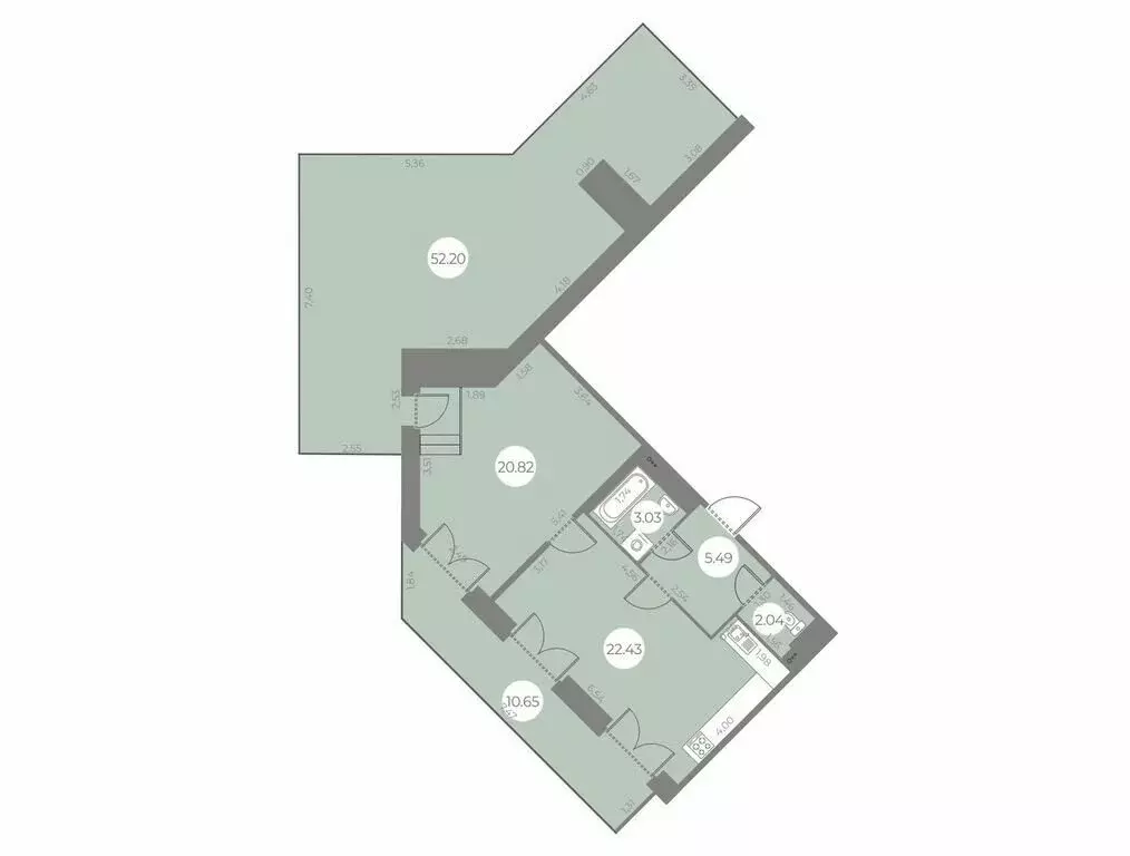 1-комнатная квартира: Санкт-Петербург, улица Маршала Захарова, 10 ... - Фото 1