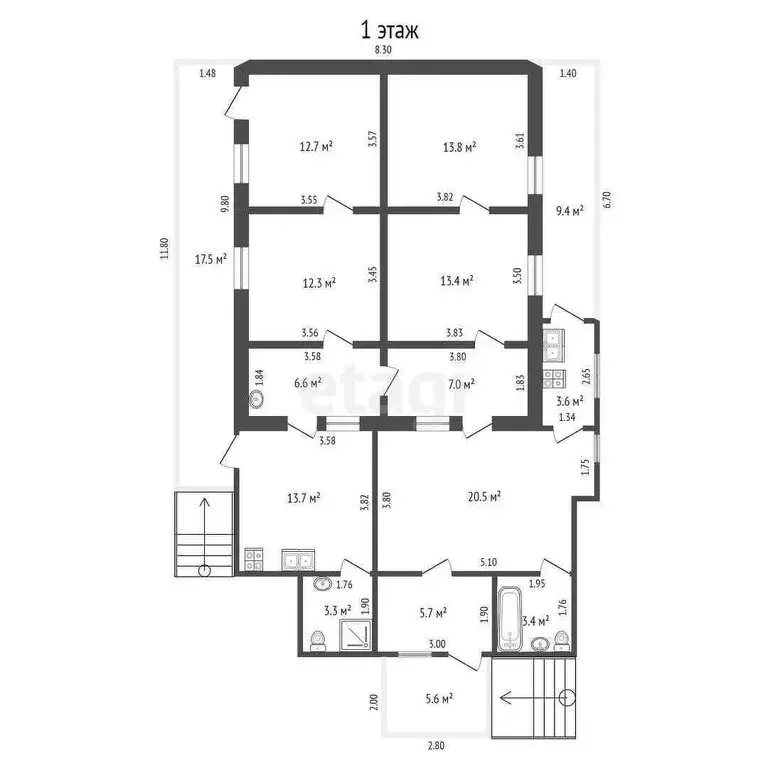 Дом в Туапсе, Сочинская улица (163.9 м) - Фото 1
