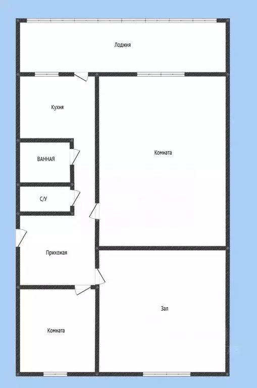 3-к кв. Дагестан, Махачкала ул. Комарова, 8А (70.0 м) - Фото 1