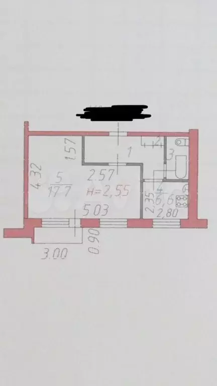 1-к. квартира, 33,4 м, 7/10 эт. - Фото 0