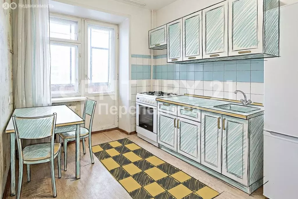 2-комнатная квартира: Люберцы, Красногорская улица, 11А (42.6 м) - Фото 1