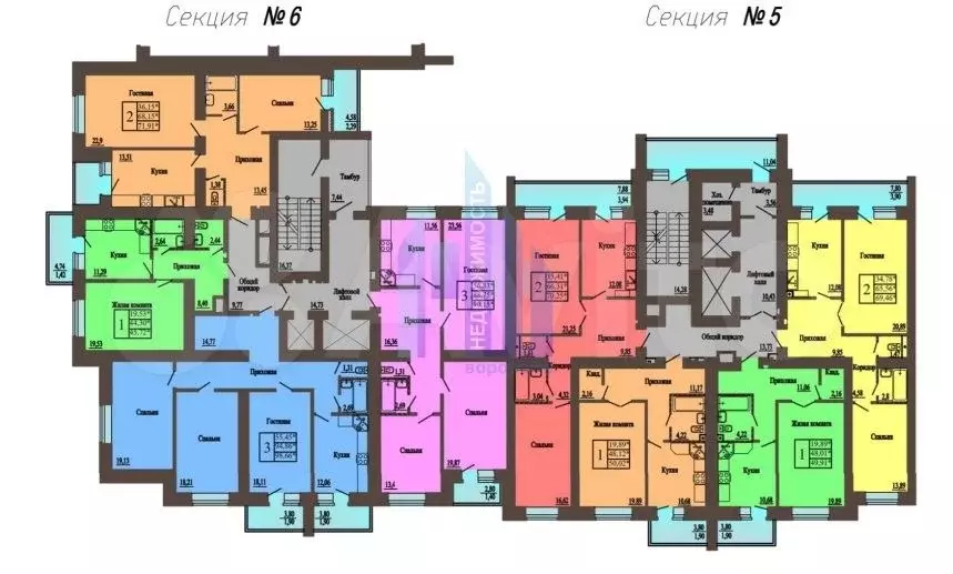 3-к. квартира, 91 м, 7/16 эт. - Фото 0