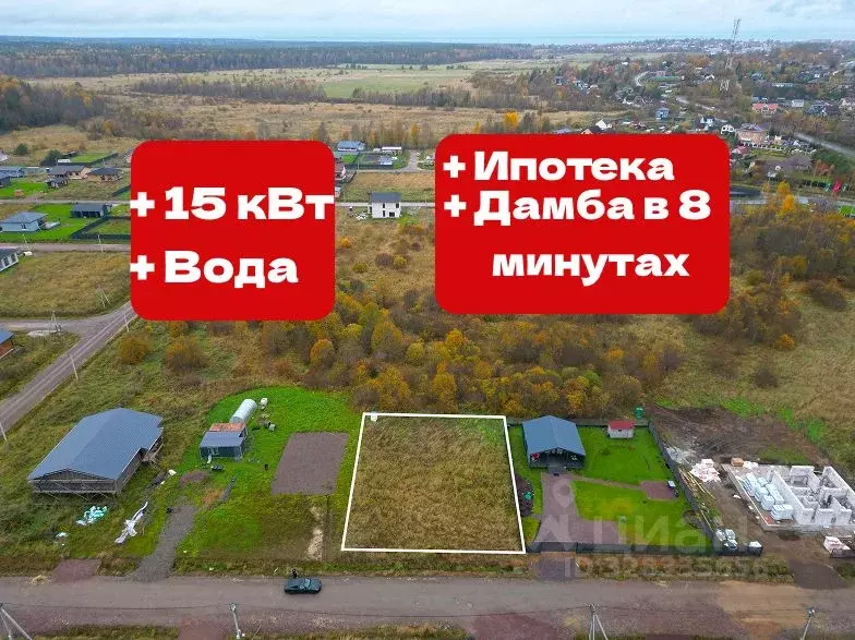 Участок в Ленинградская область, Ломоносовский район, Пениковское ... - Фото 1