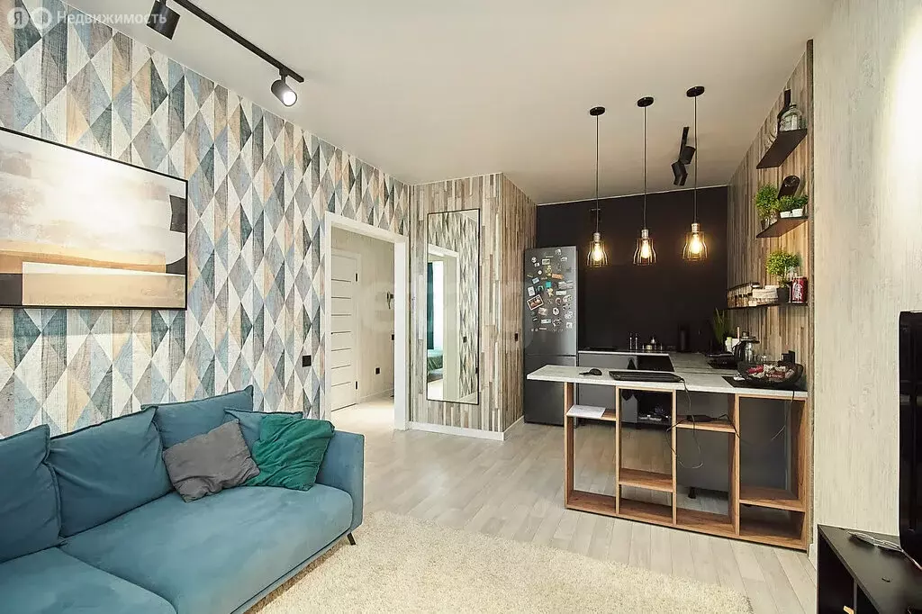 1-комнатная квартира: Тюмень, улица Александра Протозанова, 6 (40 м) - Фото 2