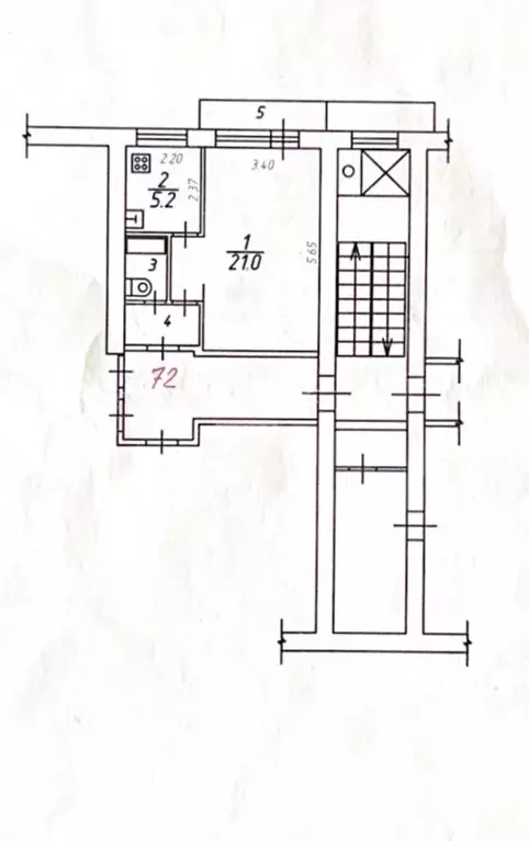 1-к кв. Московская область, Балашиха Керамик мкр, ш. Носовихинское, 21 ... - Фото 2