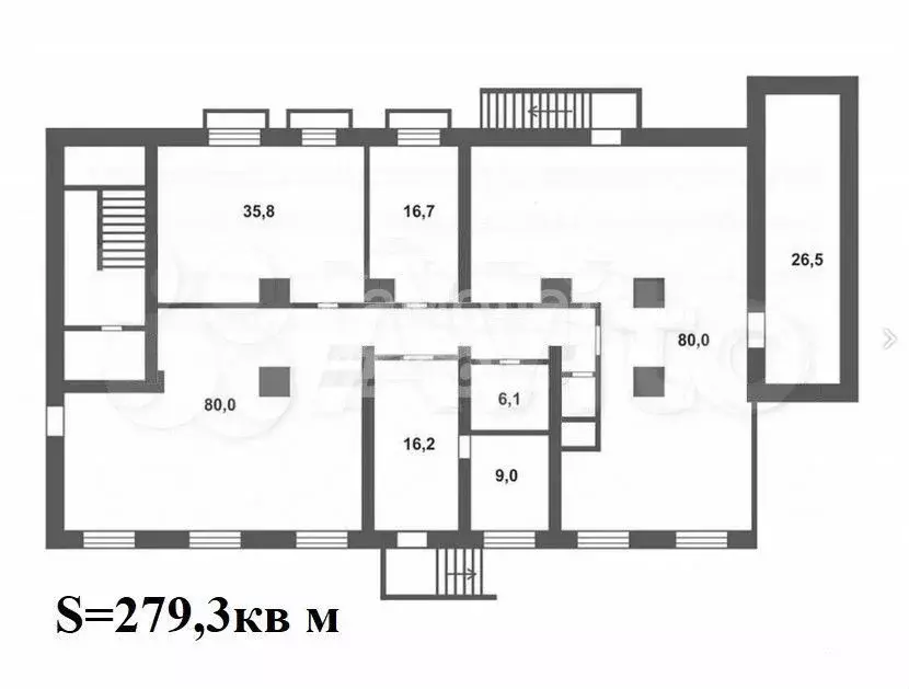 Сдам помещение свободного назначения, 279.3 м - Фото 0