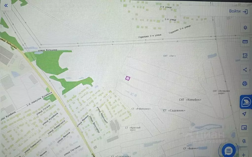 Участок в Нижегородская область, Бор Садовник СНТ,  (5.3 сот.) - Фото 2