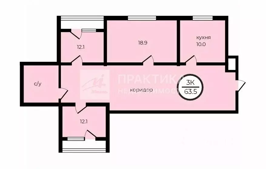 3-к кв. Московская область, Солнечногорск городской округ, Андреевка ... - Фото 2