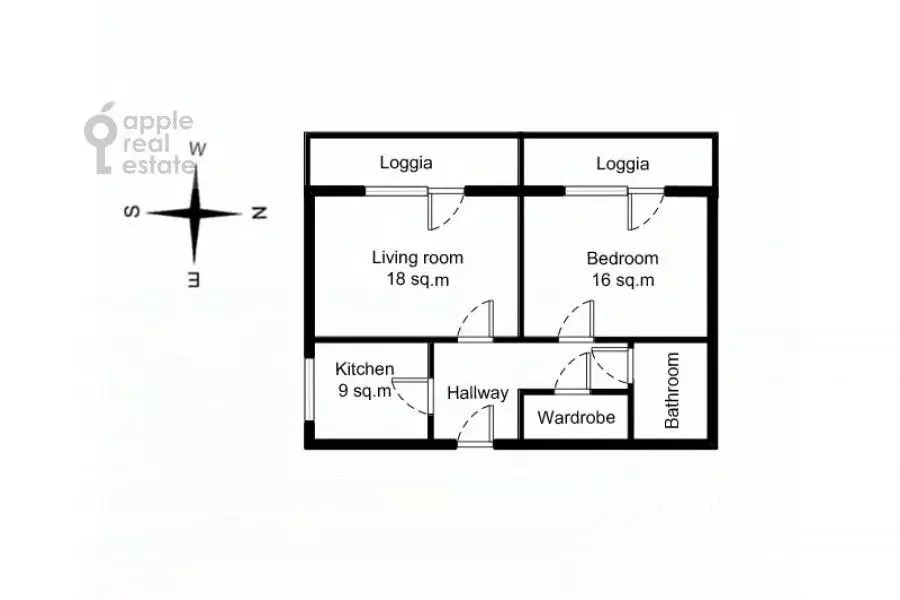 2-к кв. Москва Большая Никитская ул., 37С1 (56.0 м) - Фото 2