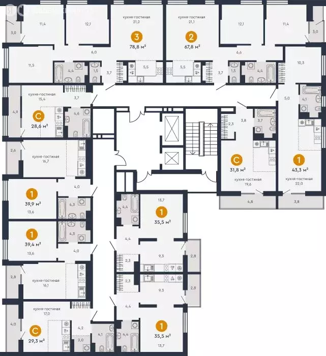 Квартира-студия: Екатеринбург, Александровская улица, 3А (29.3 м) - Фото 1