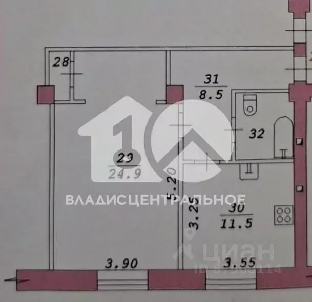 1-к кв. Новосибирская область, Новосибирск ул. Героев Революции, 100 ... - Фото 1