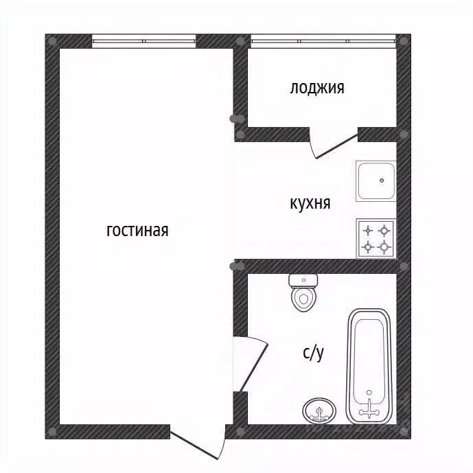 Студия Башкортостан, Уфа Коммунистическая ул., 109 (32.4 м) - Фото 2