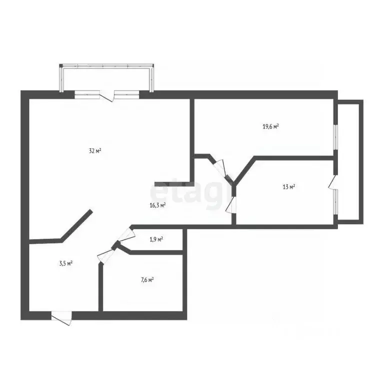 2-к кв. Иркутская область, Иркутск проезд Юрия Тена, 4 (93.4 м) - Фото 2