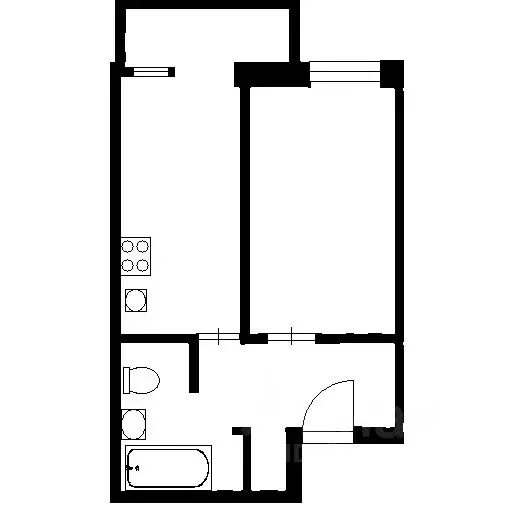 1-к кв. Краснодарский край, Анапа ул. Ивана Голубца (35.0 м) - Фото 2