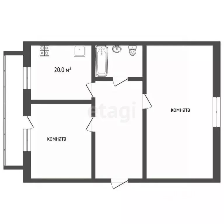 2-к кв. Ростовская область, Таганрог ул. Свободы, 10А (65.0 м) - Фото 1