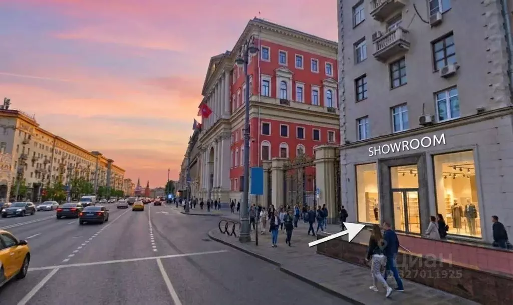 Помещение свободного назначения в Москва Тверская ул., 15 (234 м) - Фото 1