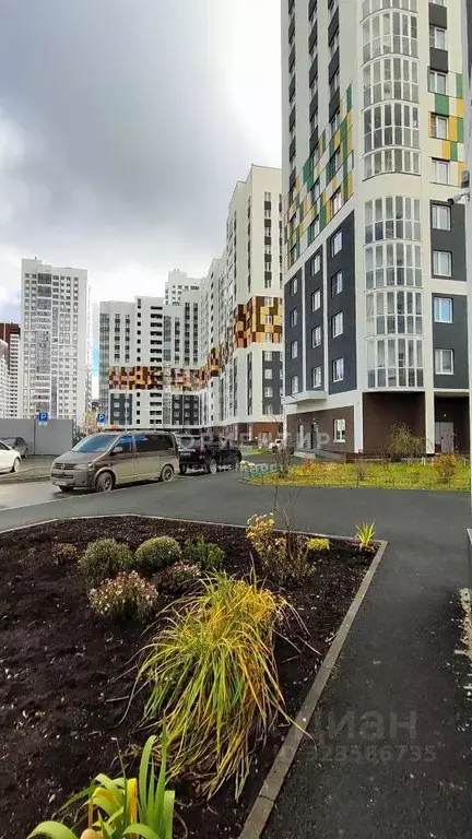 1-к кв. Свердловская область, Екатеринбург ул. Рябинина, 18/2 (37.7 м) - Фото 2