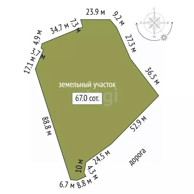 Участок в Крым, Ялта муниципальный округ, Ливадия пгт  (67.0 сот.) - Фото 2