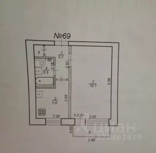 1-к кв. Тверская область, Торжок Ленинградское ш., 13 (29.0 м) - Фото 1