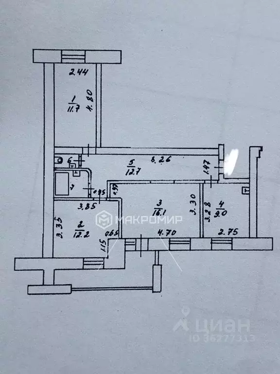 3-к кв. Кировская область, Киров ул. Воровского, 120к1 (66.5 м) - Фото 1