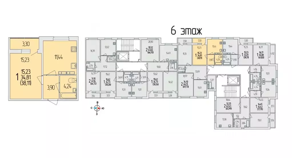 1-к кв. Белгородская область, Белгородский район, Разумное рп ул. ... - Фото 1