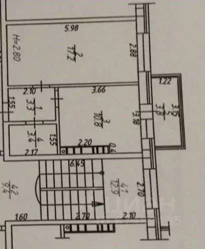 1-к кв. Краснодарский край, Анапа ул. Ленина, 180к6 (38.0 м) - Фото 2
