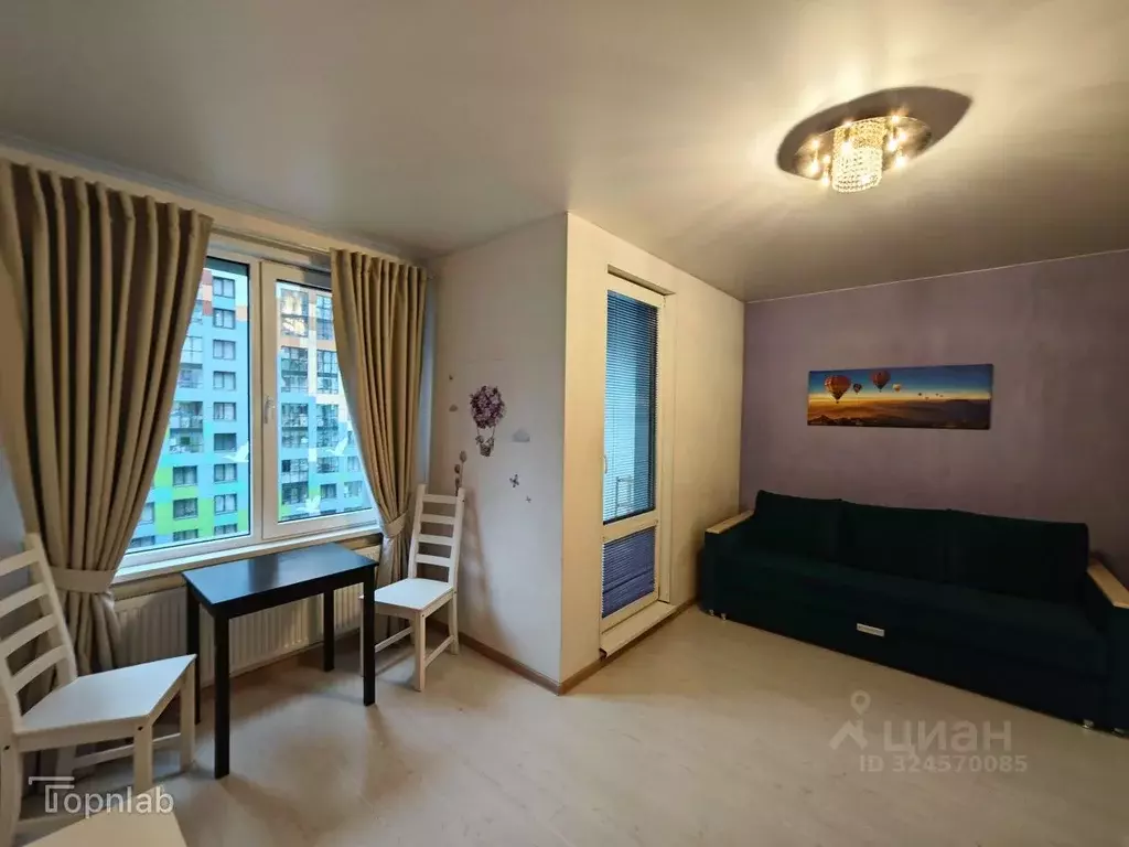 Студия Санкт-Петербург ул. Крыленко, 1к1с4 (24.9 м) - Фото 2