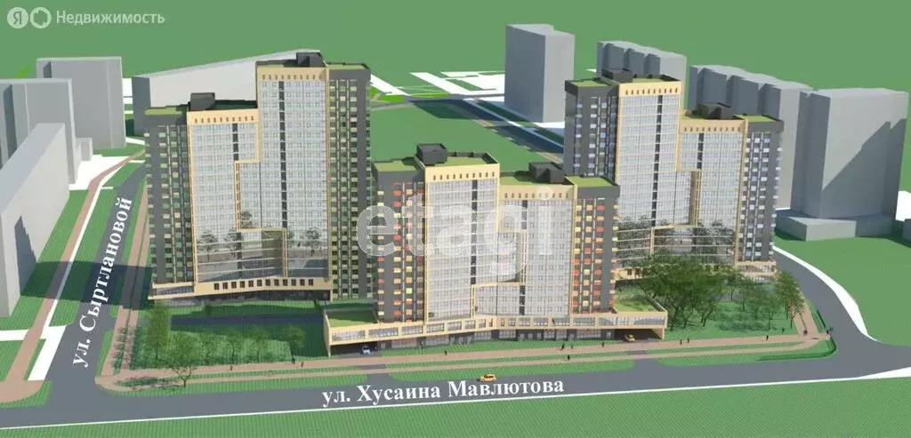 1-комнатная квартира: Казань, улица Хусаина Мавлютова, 17Ек1 (47 м) - Фото 1