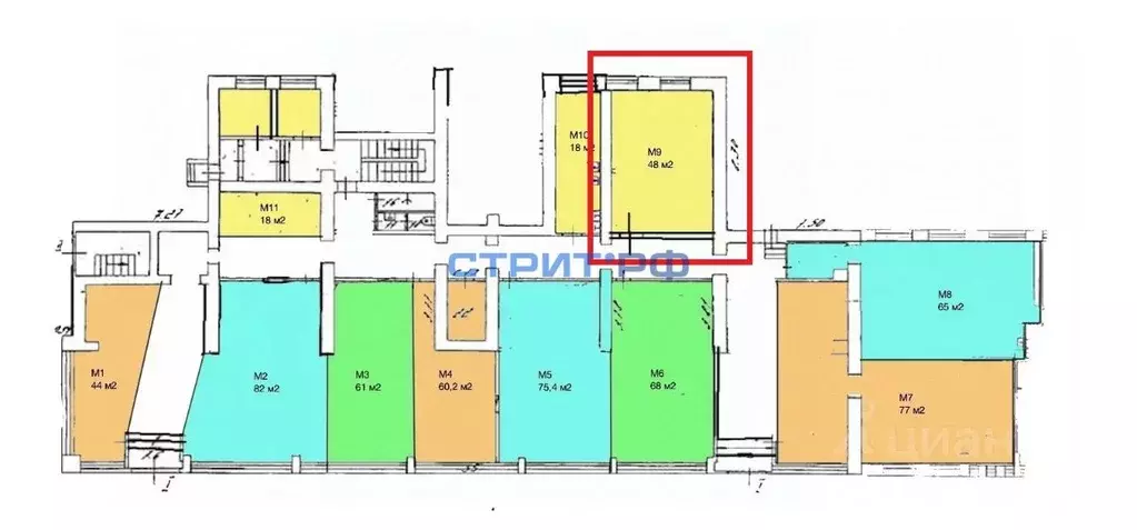 Помещение свободного назначения в Москва просп. Мира, 131К1 (48 м) - Фото 2