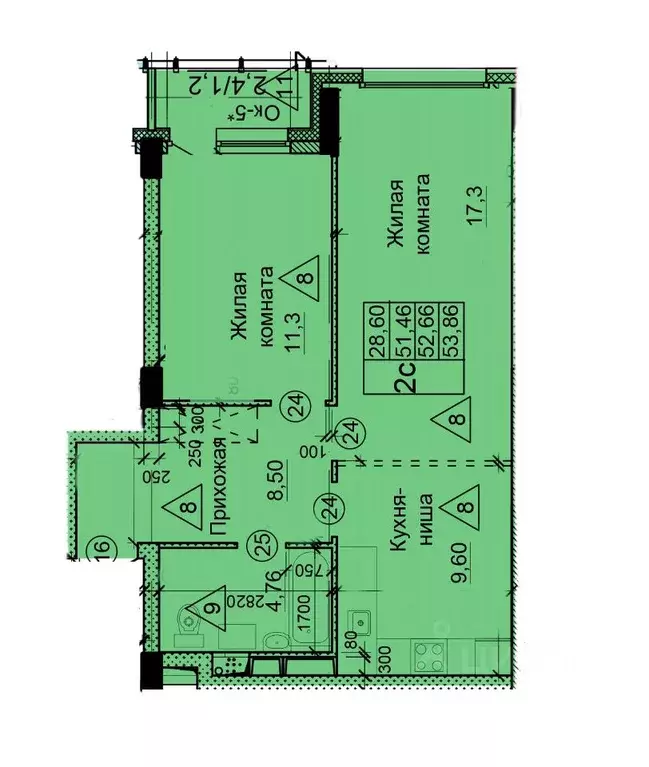 2-к кв. Московская область, Солнечногорск городской округ, Голубое пгт ... - Фото 1