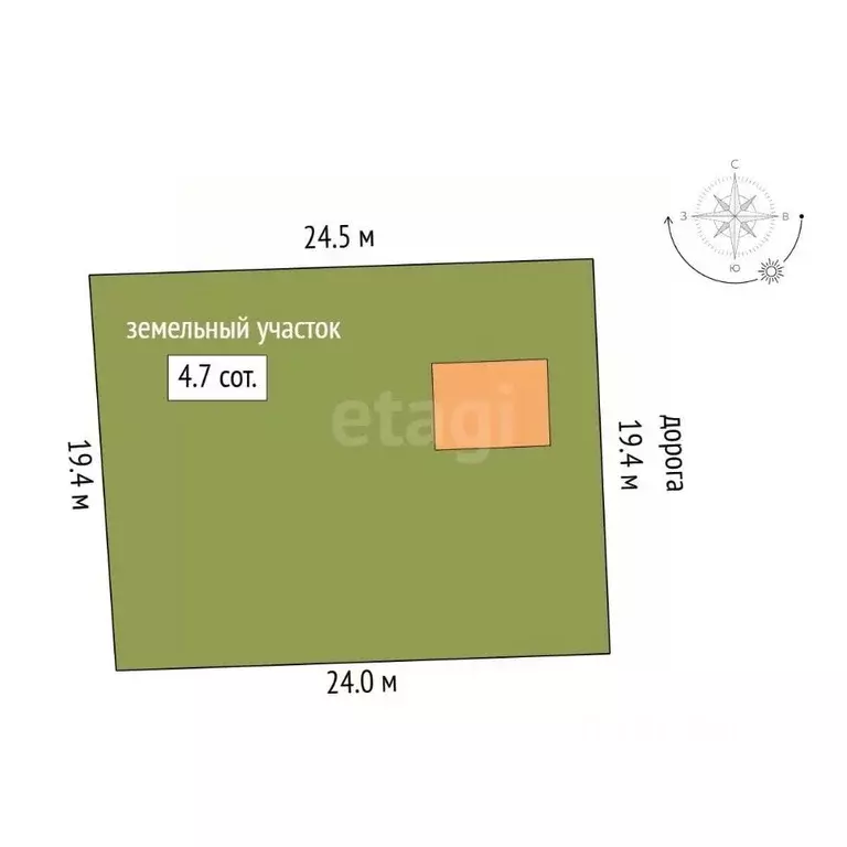 Участок в Костромская область, Кострома Юбилейный СНТ, 812 (4.7 сот.) - Фото 2