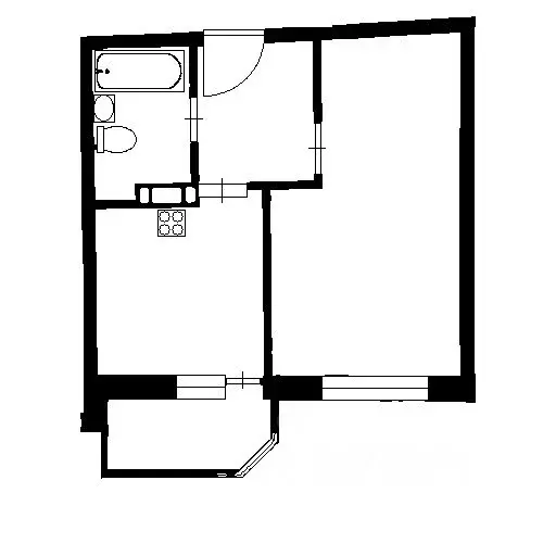 1-к кв. Краснодарский край, Краснодар ул. Красных Партизан, 1/4к11 ... - Фото 2