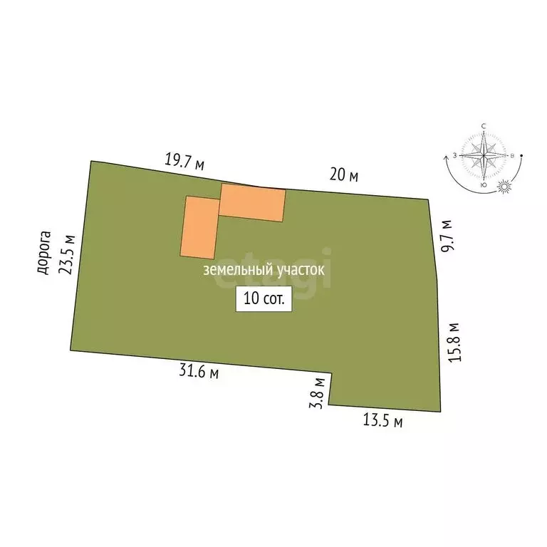 Участок в Феодосия, улица Олега Кошевого, 82 (10 м) - Фото 1