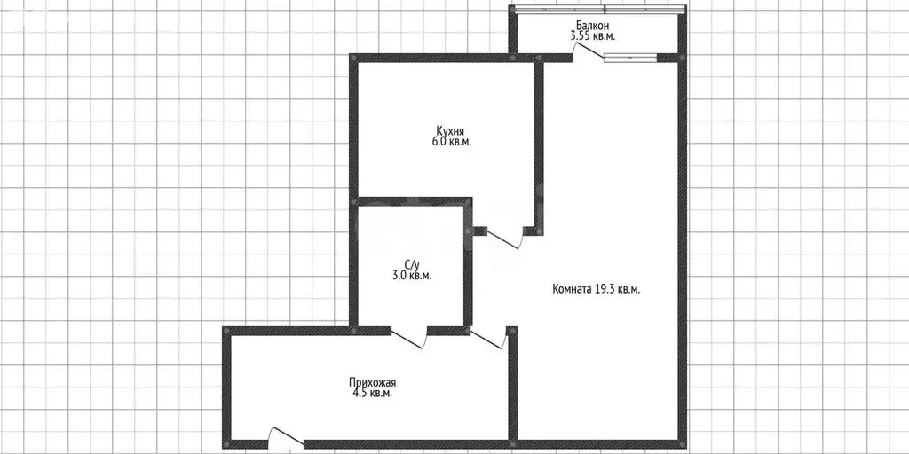 1-комнатная квартира: Краснодар, Станкостроительная улица, 10 (32.8 м) - Фото 0