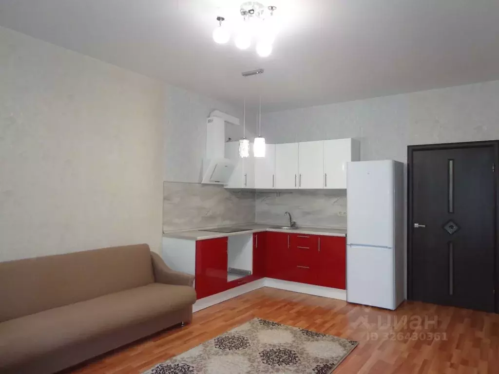 Студия Омская область, Омск ул. Перелета, 33 (34.0 м) - Фото 1