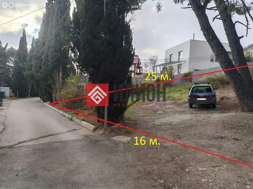 Участок в Береговое, Кипарисная улица, 43 (2.2 м) - Фото 1