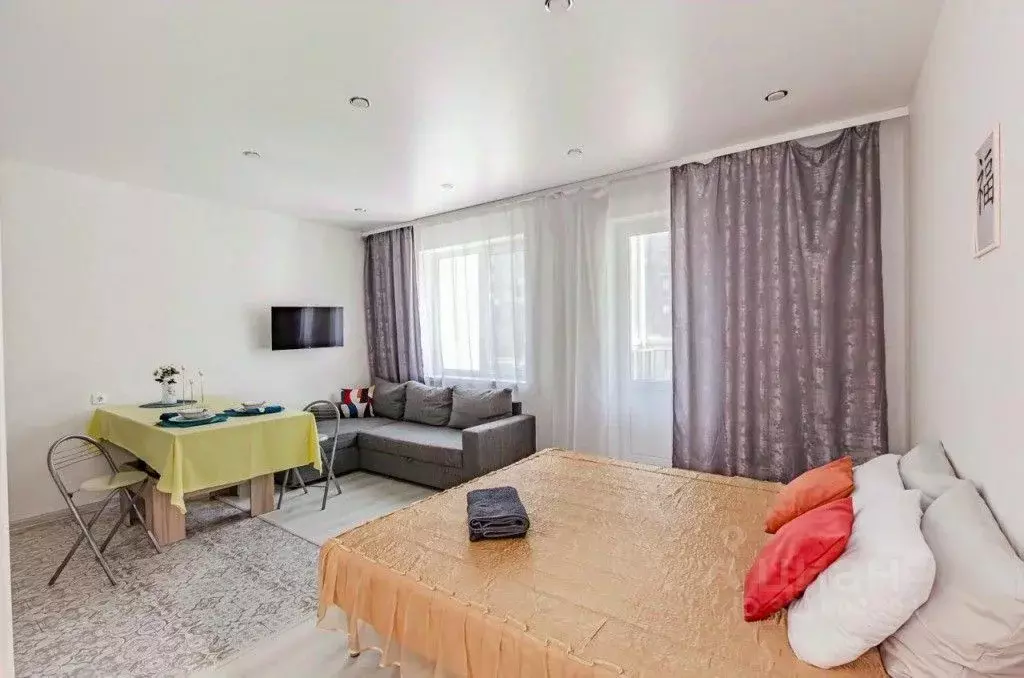1-к кв. Татарстан, Казань ул. Рауиса Гареева, 103 (34.0 м) - Фото 1