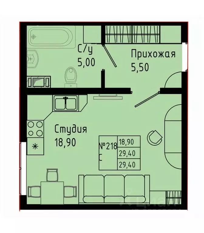 Студия Ленинградская область, Коммунар г. Гатчинский муниципальный ... - Фото 1