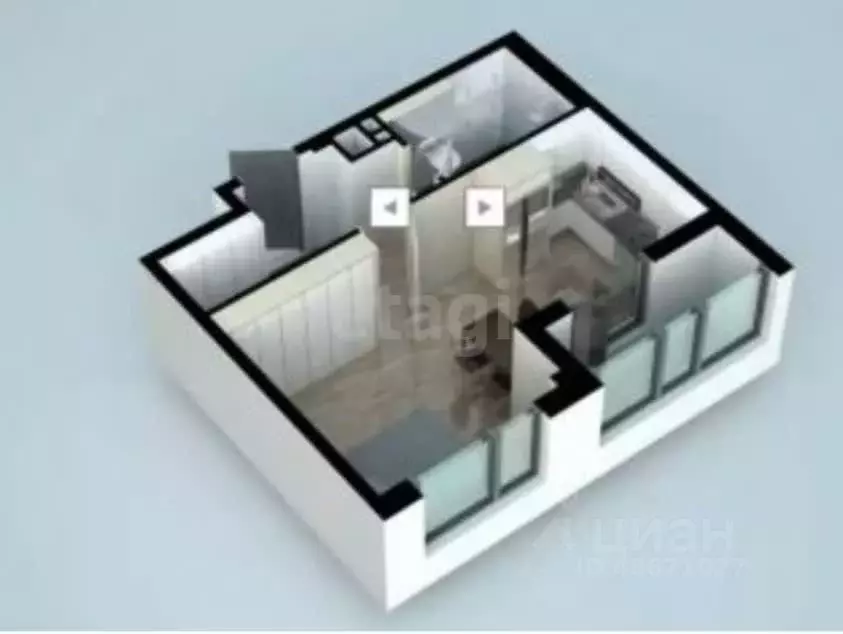 Студия Сахалинская область, Южно-Сахалинск ул. Ленина, 563к1 (31.2 м) - Фото 2