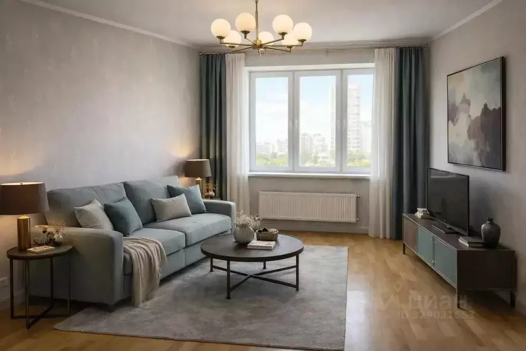 3-к кв. Москва Фестивальная ул., 47 (100.0 м) - Фото 1