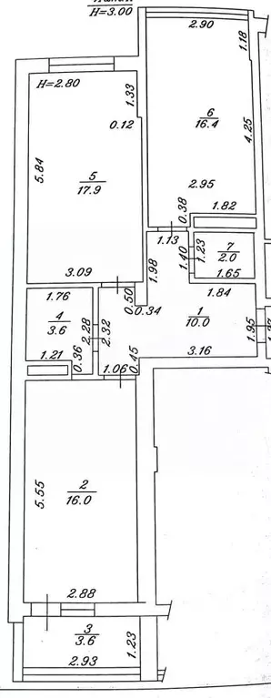 2-к кв. Краснодарский край, Анапа Владимирская ул., 150 (69.5 м) - Фото 2