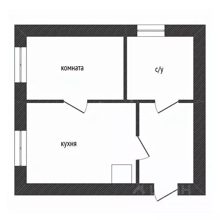 1-к кв. Ленинградская область, Киришский район, Будогощь пгт ул. ... - Фото 2