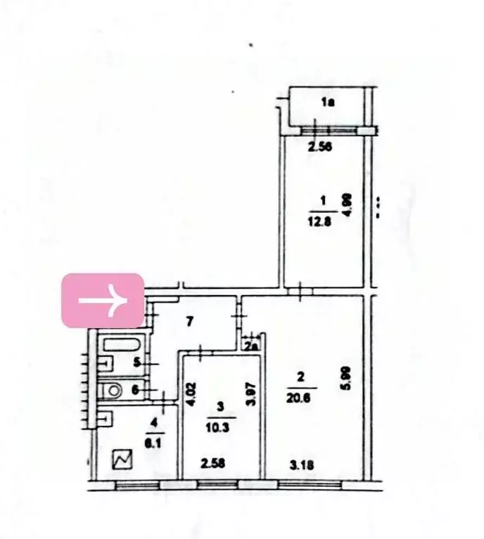 3-к кв. Москва ул. 800-летия Москвы, 5К3 (59.4 м) - Фото 2