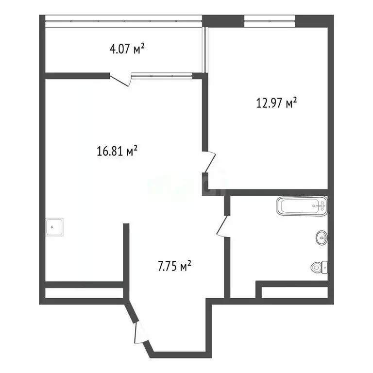 2-к кв. Иркутская область, Иркутск ул. Румянцева, 6 (43.0 м) - Фото 2