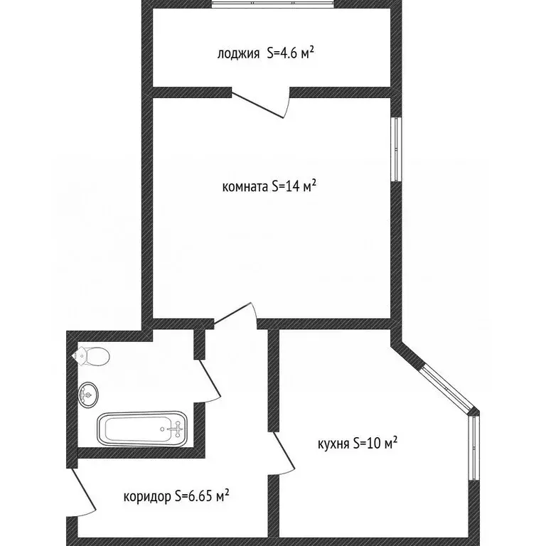 1-комнатная квартира: Тамбов, Пахотная улица, 18 (39.36 м) - Фото 0