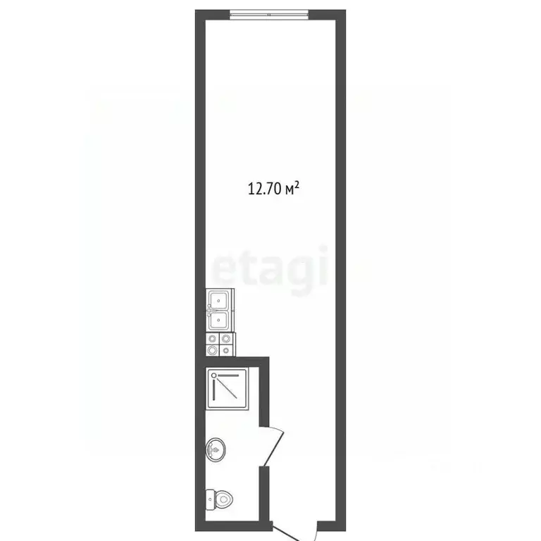 Студия Санкт-Петербург Загородный просп., 17 (16.0 м) - Фото 2