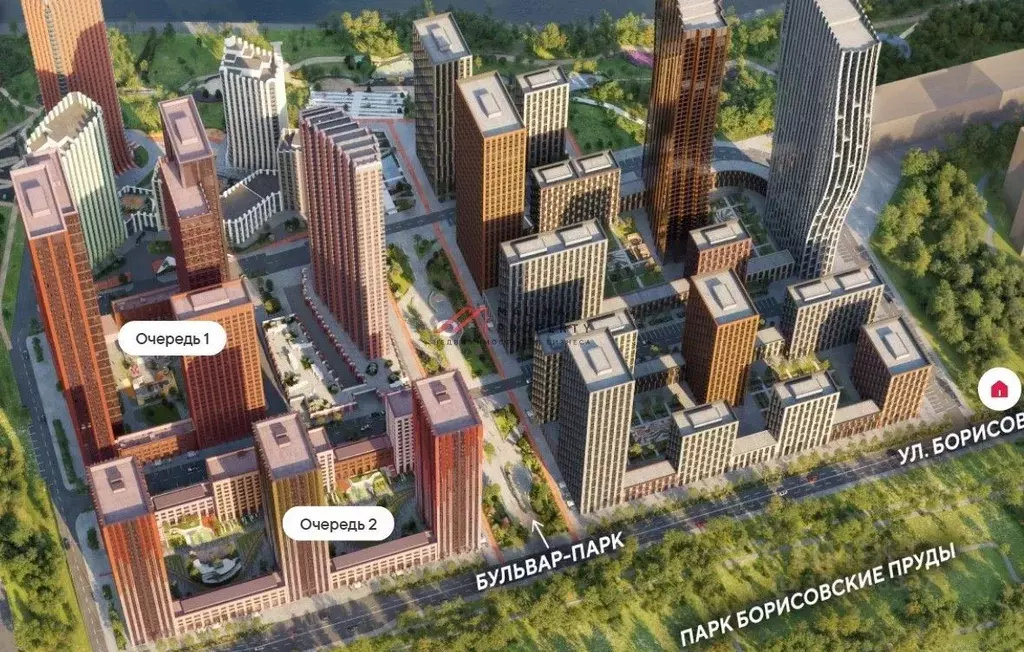 Торговая площадь в Москва ул. Борисовские Пруды, 1 (43 м) - Фото 1