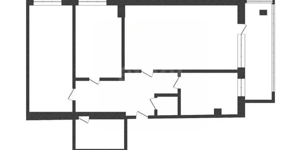 3-к кв. Курганская область, Курган Заозерный жилрайон, 1-й мкр, 35к1 ... - Фото 2
