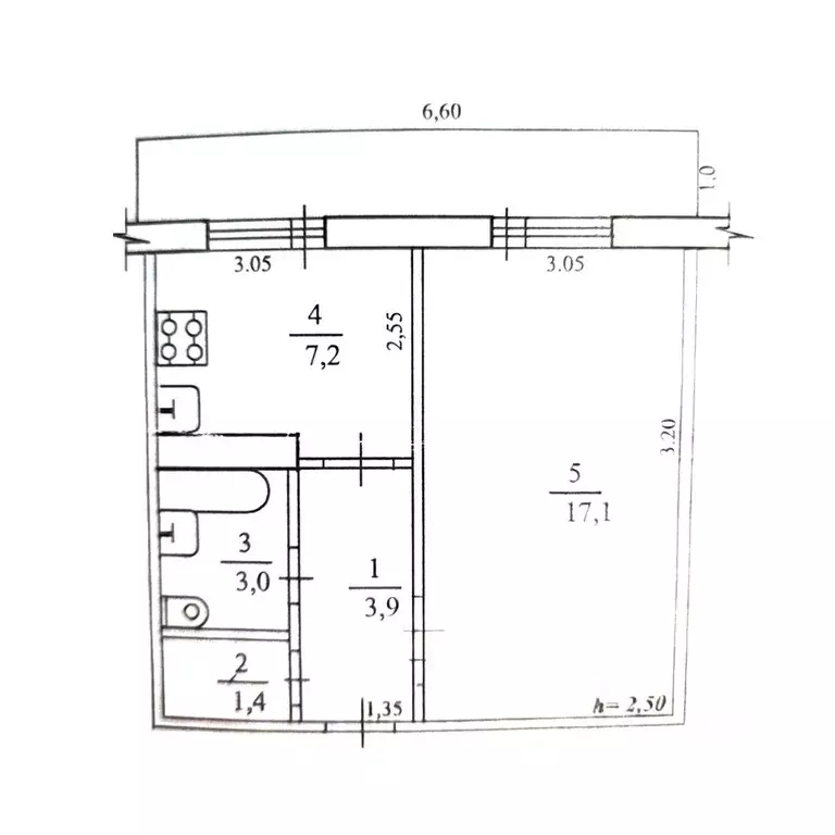 1-к кв. Хабаровский край, Амурск Октябрьский просп., 9А (32.6 м) - Фото 2