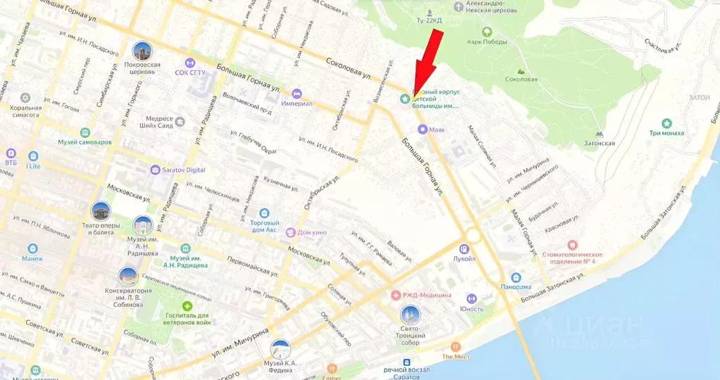 Участок в Саратовская область, Саратов Соколовая ул., 98 (8.0 сот.) - Фото 2